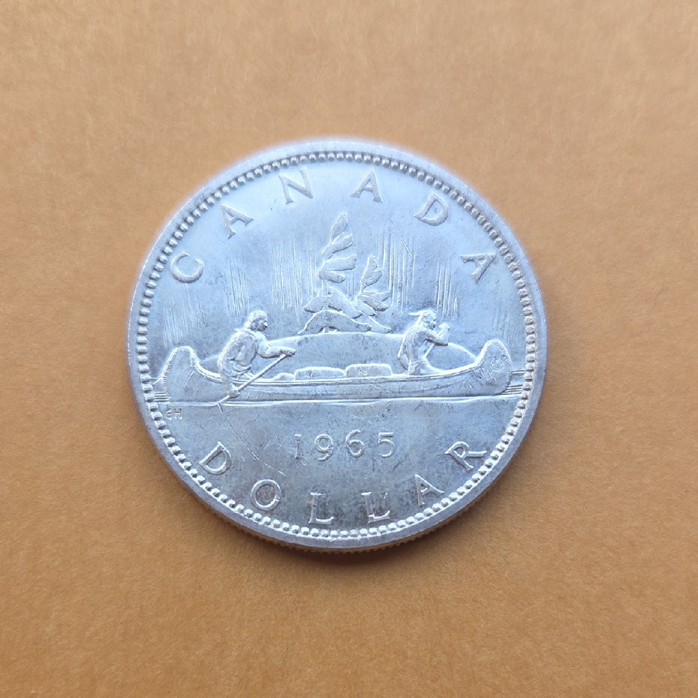 1965 Canada Dollar Coin